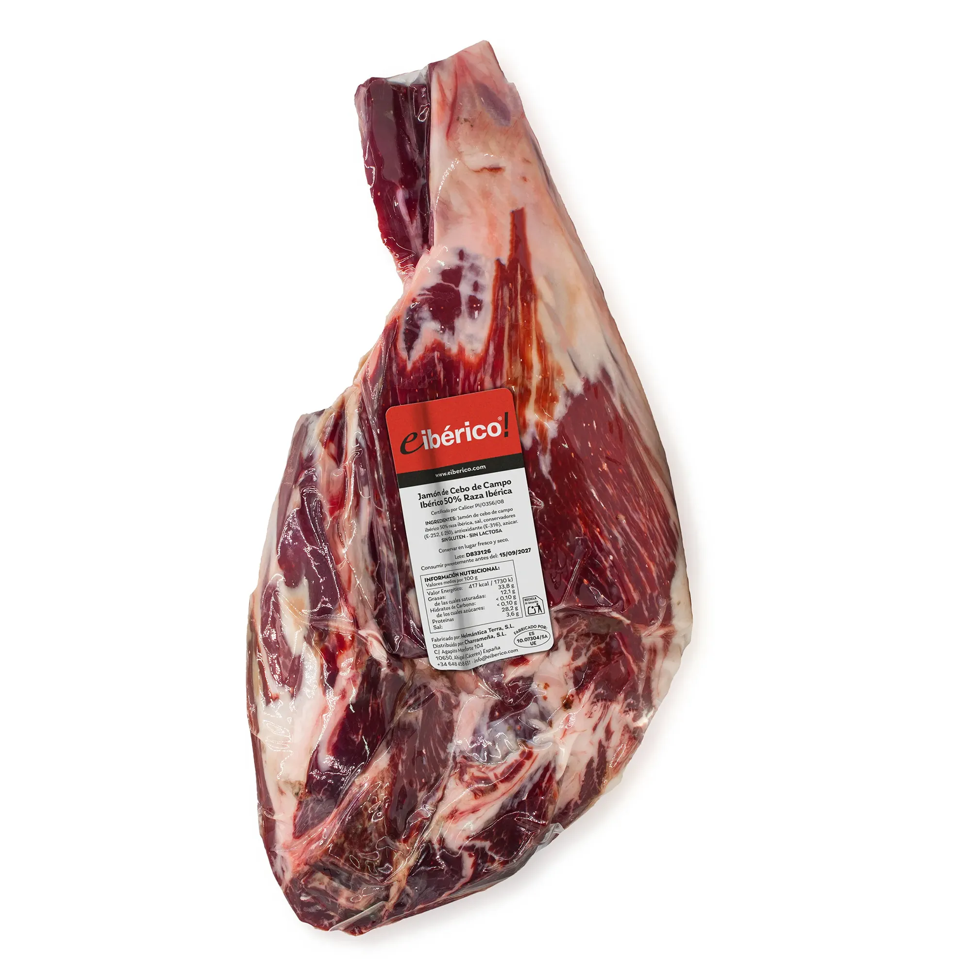 eIberico Jamon de Cebo de Campo Iberico 50 Raza Iberica Deshuesado 1