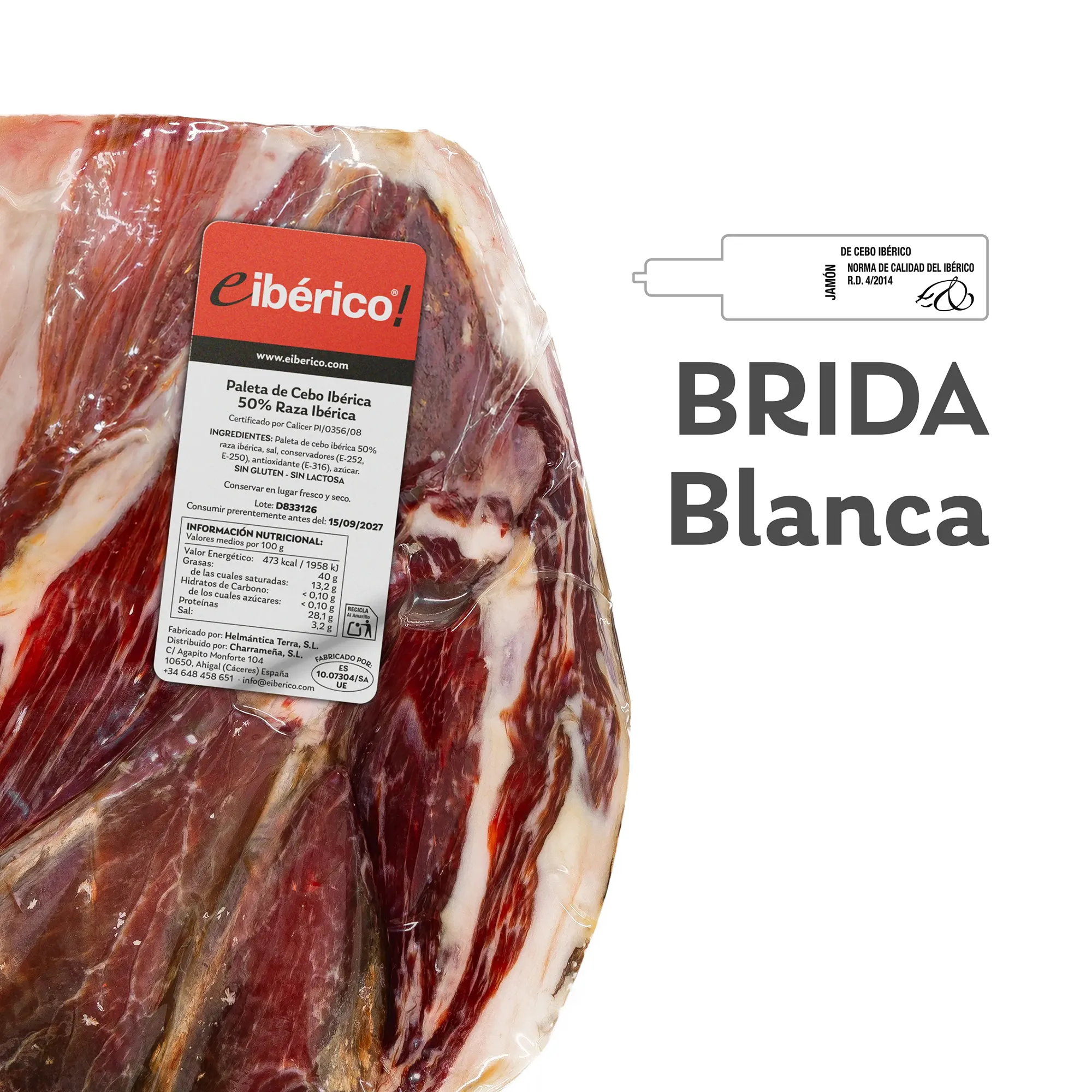 Paleta de Cebo Ibérica 50% Raça Ibérica Desossada - Image 2
