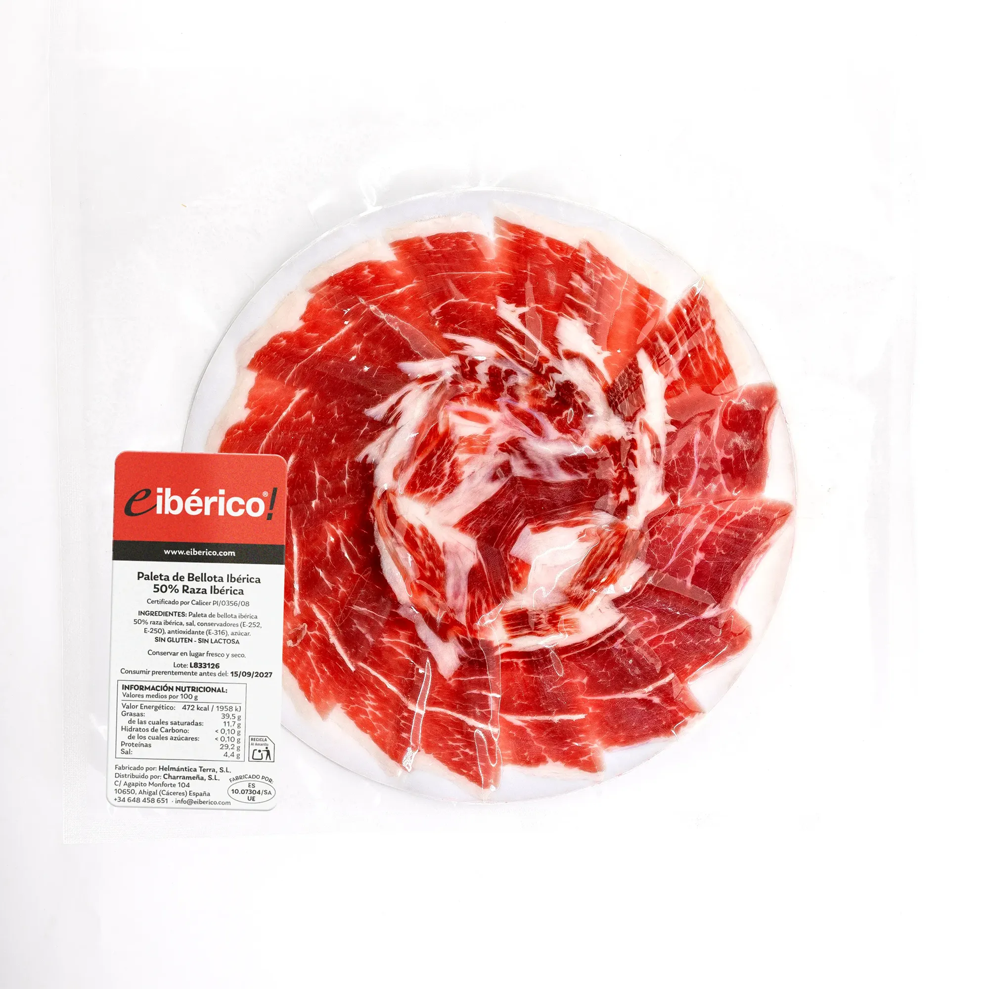 eiberico Paleta de Bellota Iberica 50 Raza Iberica Plato 80g 2