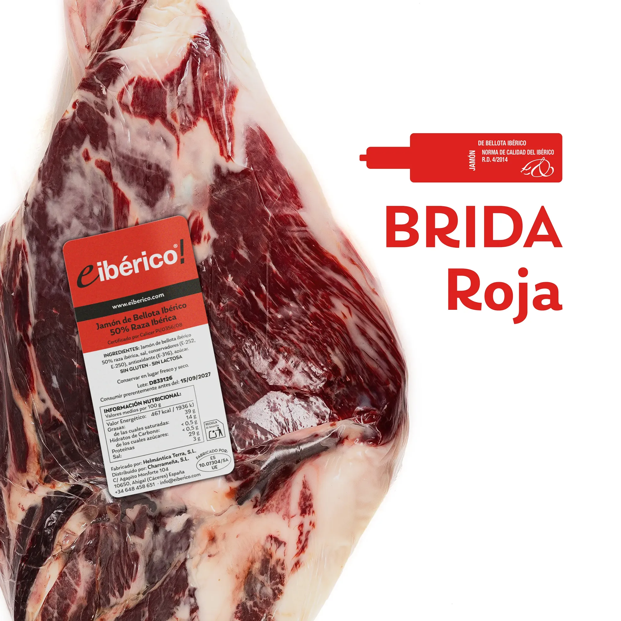eibérico Jamón de Bellota Ibérico 50% Raza Ibérica Deshuesado 2