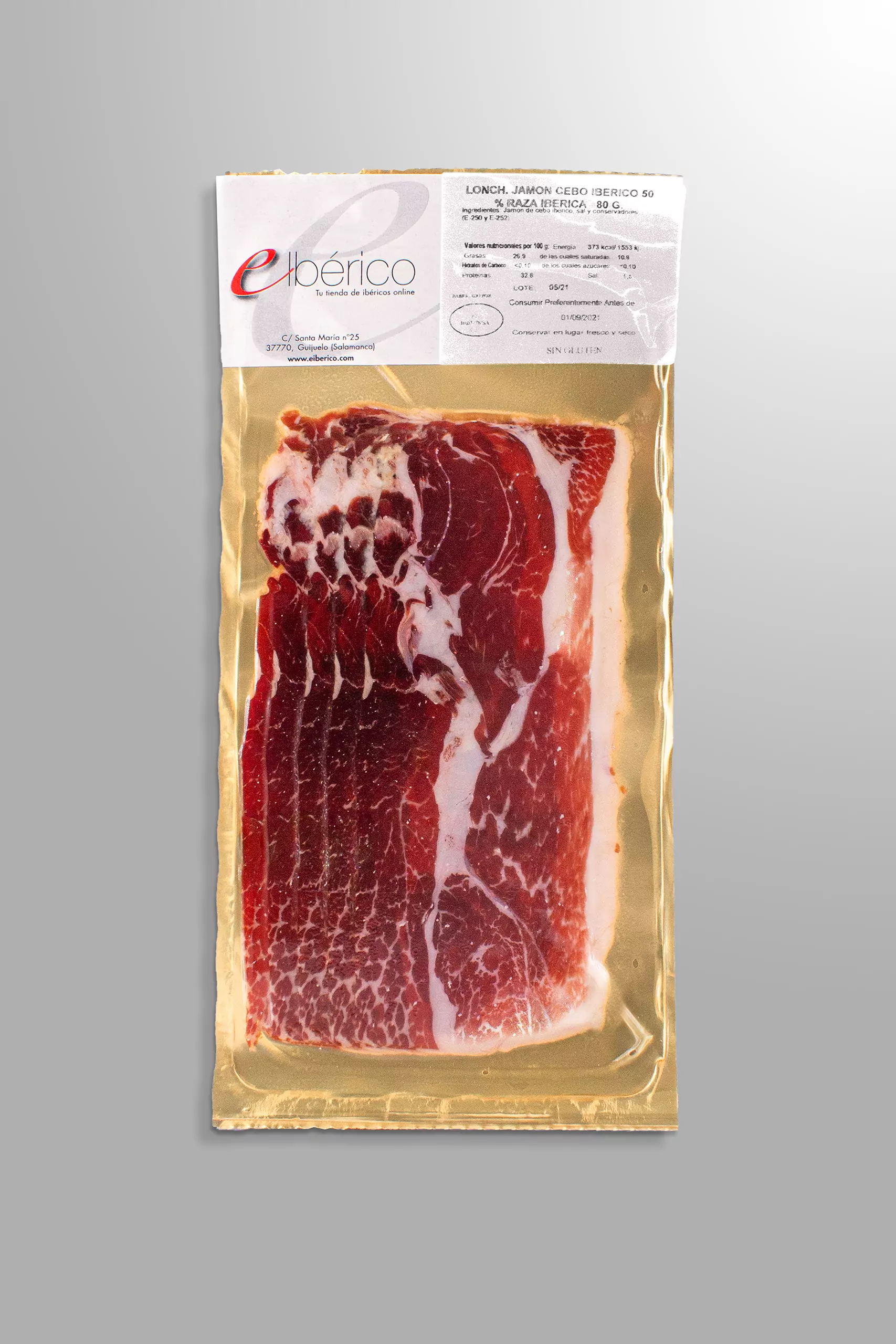 Eiberico Loncheado De Jamon De Cebo 2
