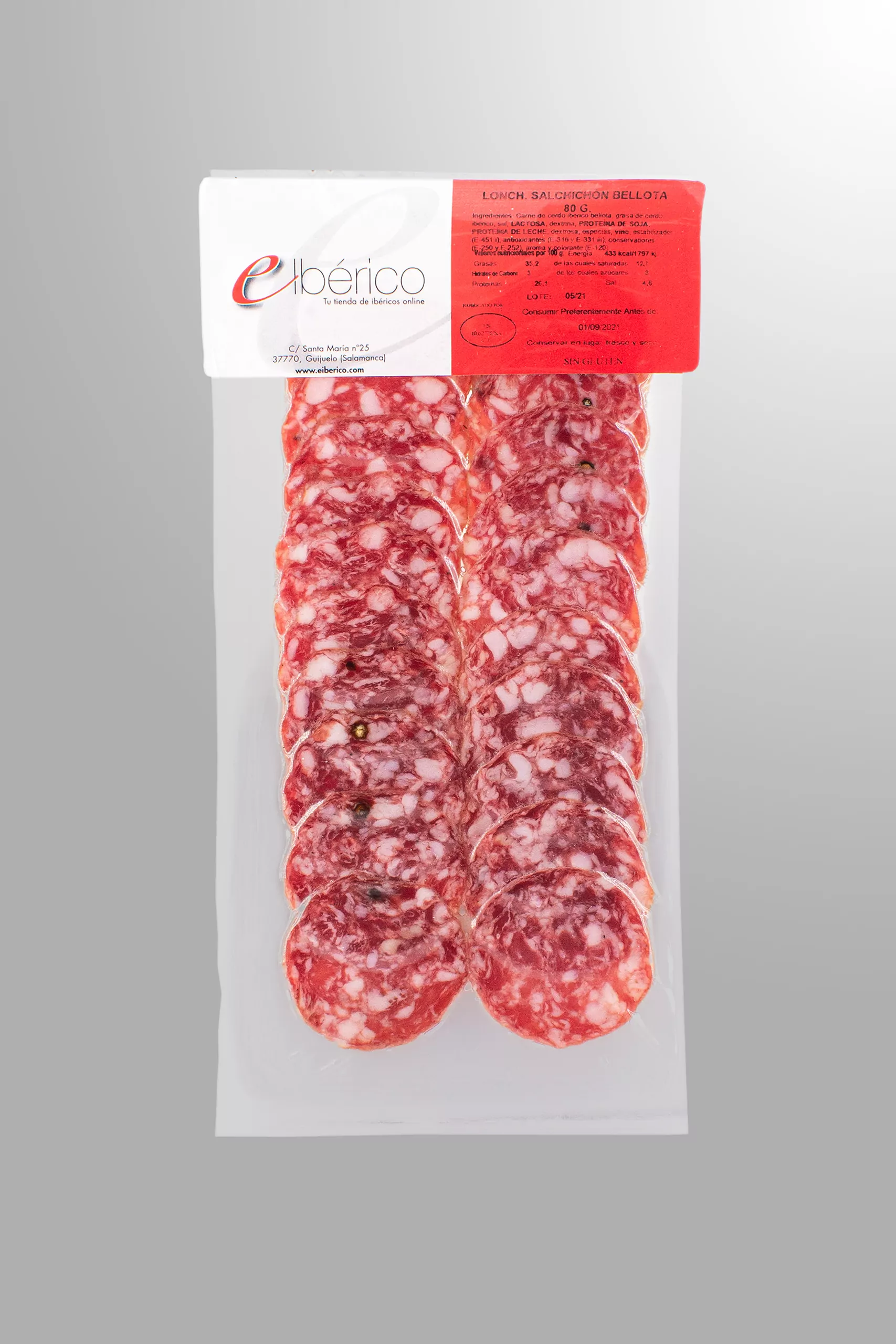 Eiberico Loncheado De Salchichon De Bellota 2